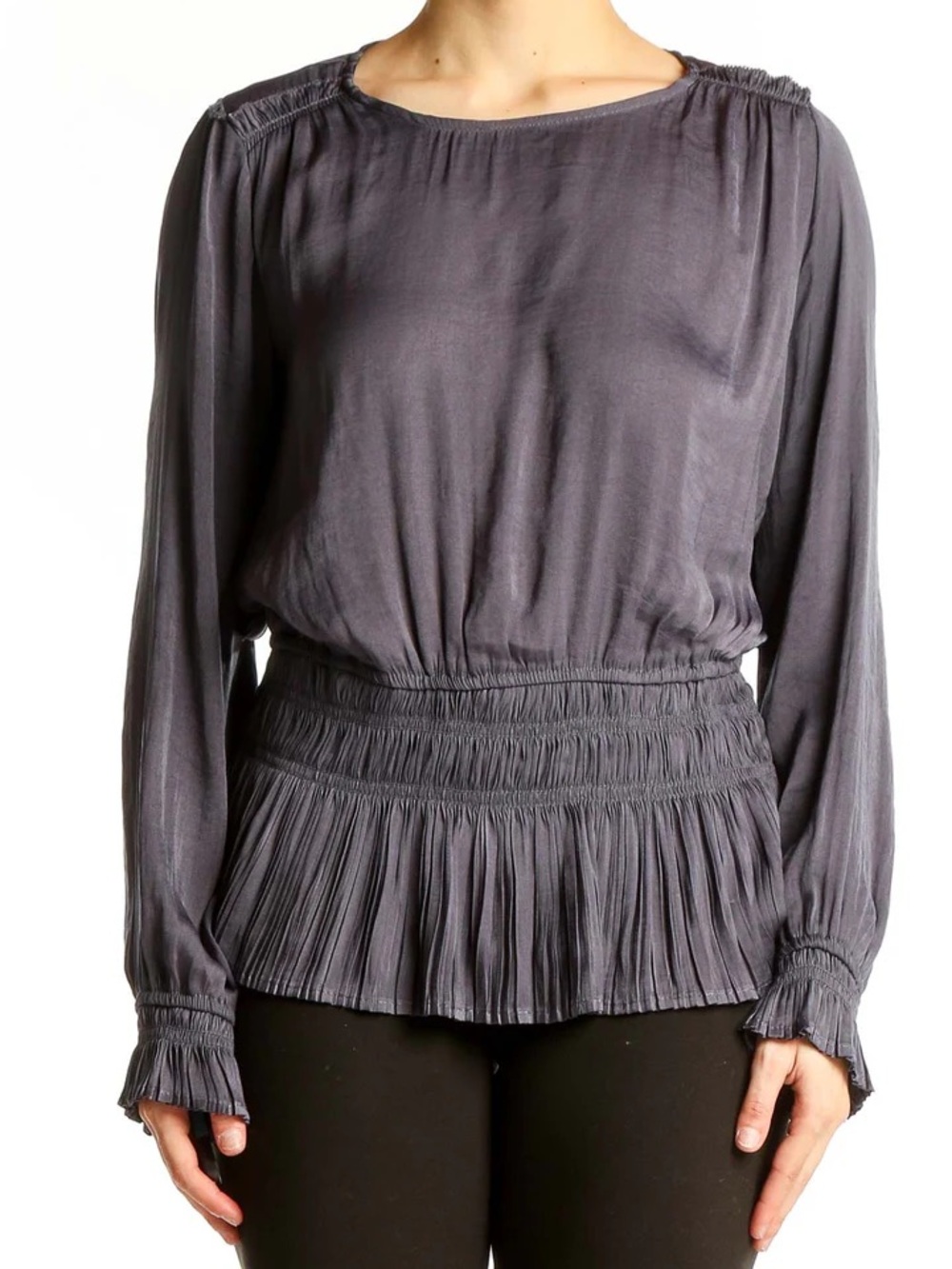 Tahari Pleated Blouse - SZ S